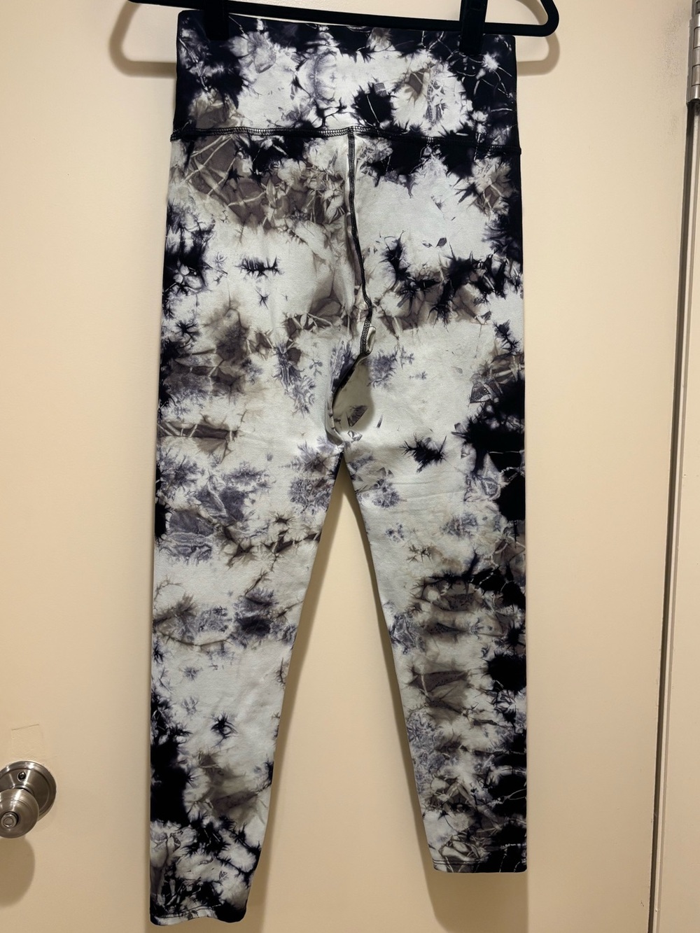 Electric and Rose - Tie-Dye Leggings - Navy & Gray, Size L